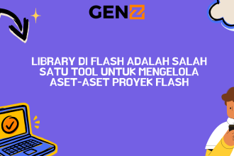 Library di Flash adalah Salah Satu Tool untuk Mengelola Aset-aset Proyek Flash