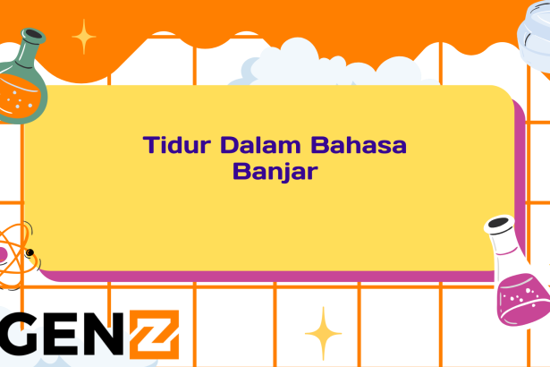 Tidur Dalam Bahasa Banjar