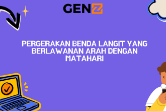 Pergerakan Benda Langit yang Berlawanan Arah dengan Matahari