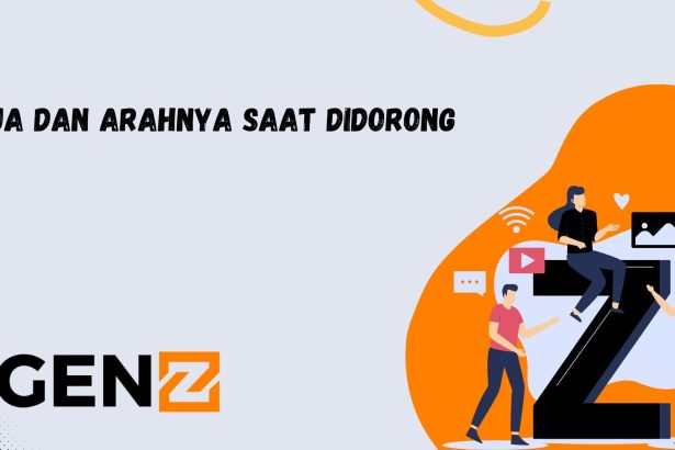 Meja dan Arahnya Saat Didorong